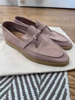 Loro Piana charms summer walk loafers , 40